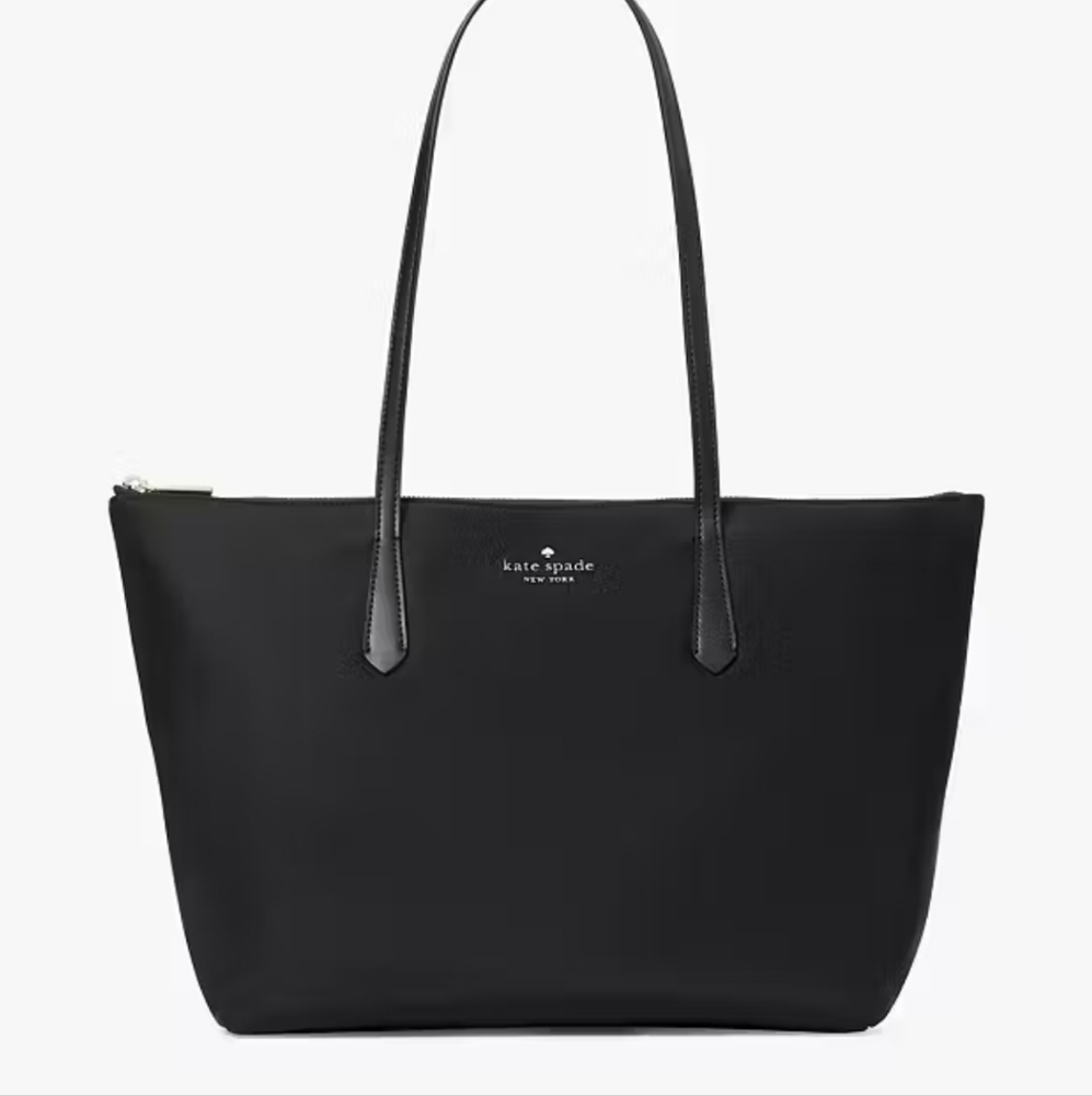 Kate Spade Kitt Nylon Medium Tote, Black